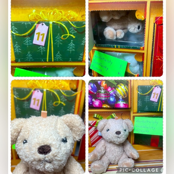 1 BRAND NEW GUND MINI CINDY PLUSH BEAR ORNAMENT TOY APPROX 4” PRICE FIRM - Picture 9 of 15